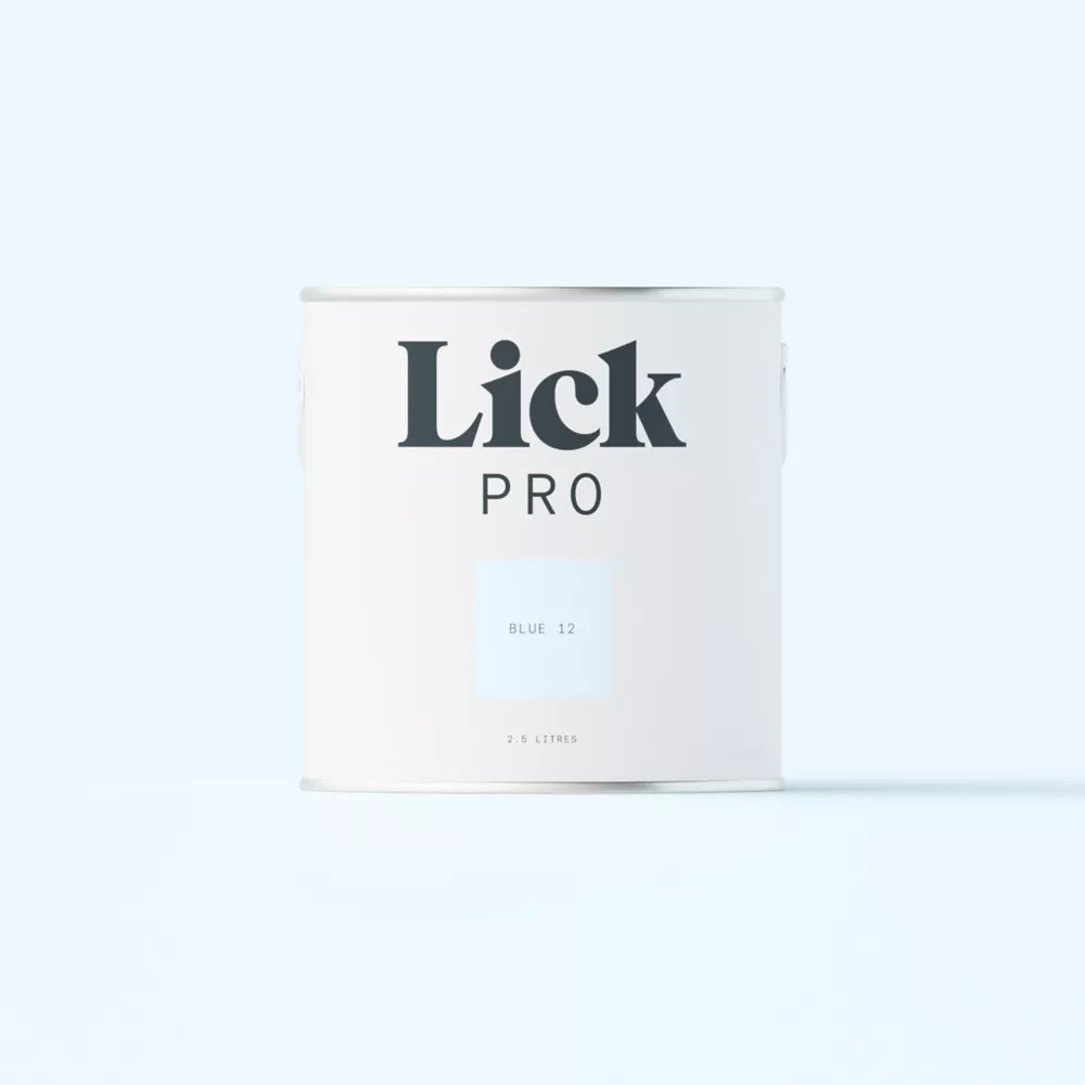 LickPro Matt Blue 12 Emulsion Paint 2.5Ltr