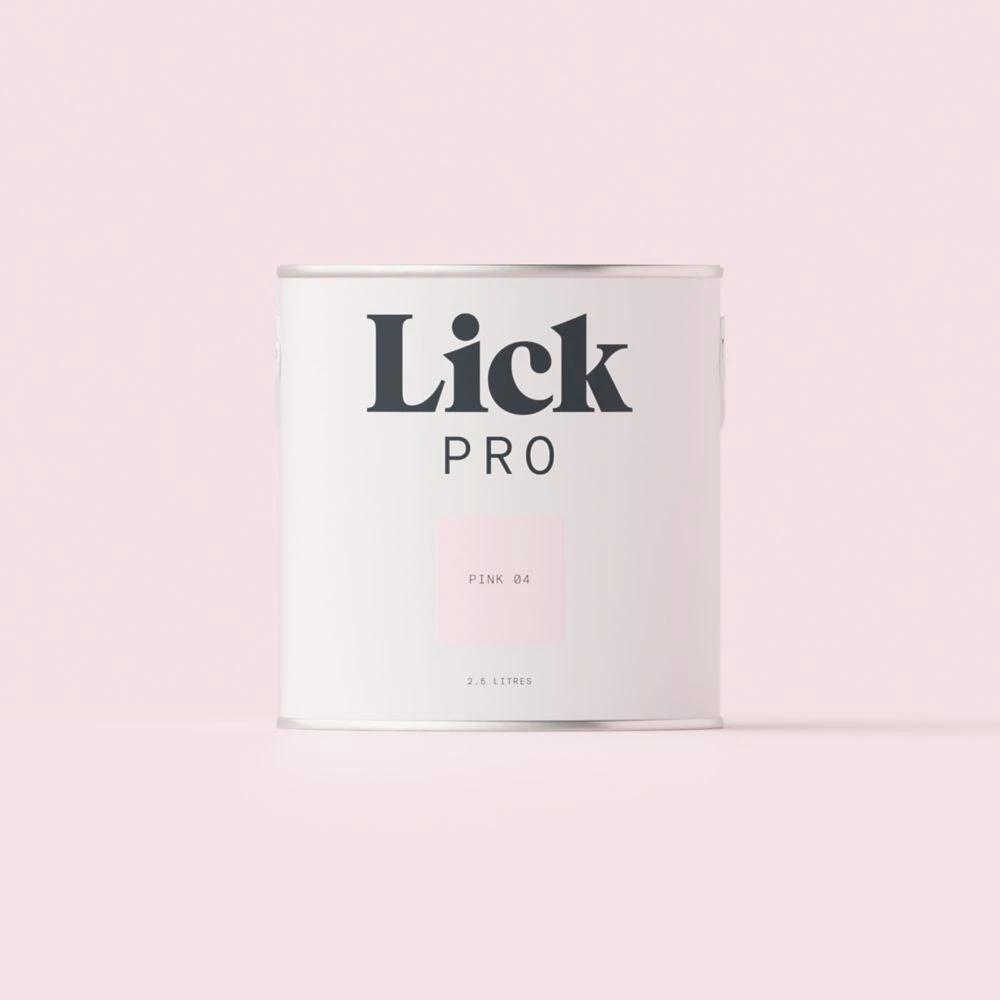 LickPro Eggshell Pink 04 Emulsion Paint 2.5Ltr