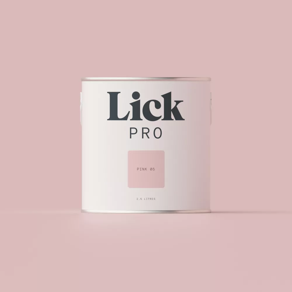 LickPro Eggshell Pink 05 Emulsion Paint 2.5Ltr