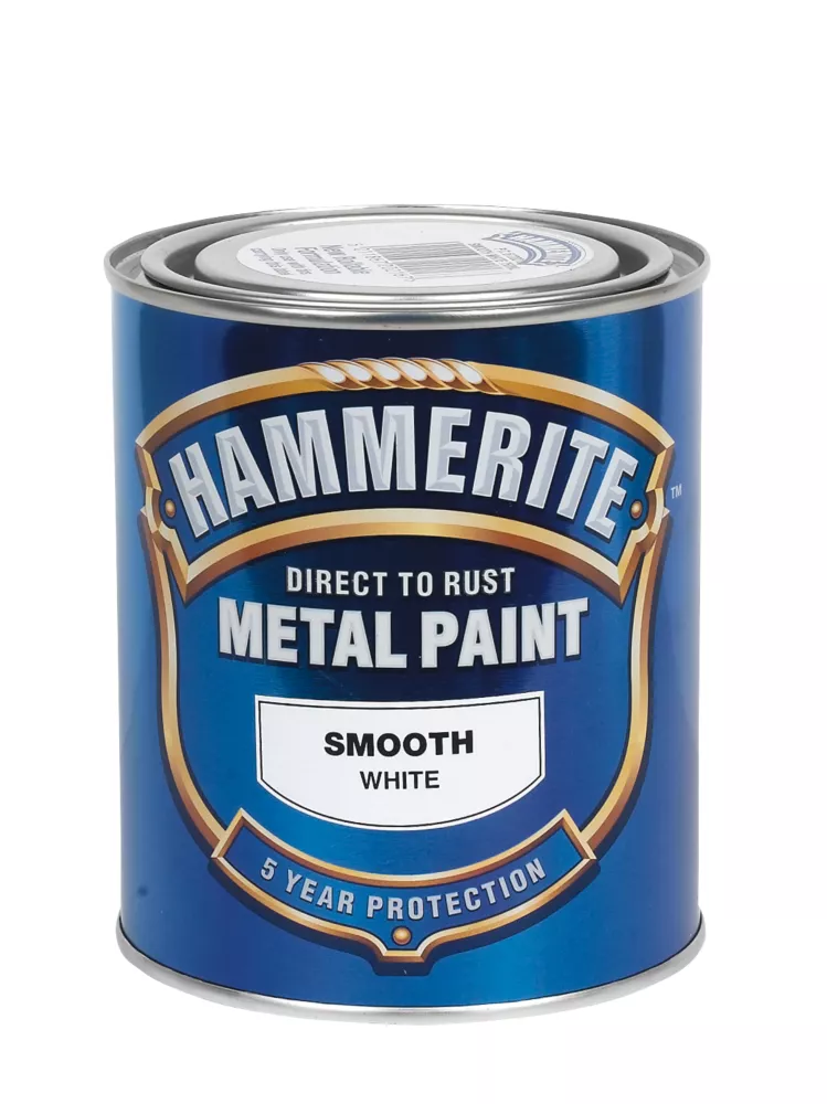 Discount Hammerite Smooth Smooth Metal Paint White 750ml on 70 off