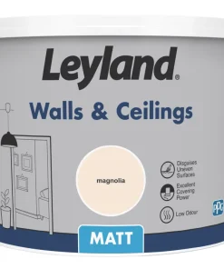 Leyland Retail Retail Matt Magnolia Emulsion Paint 10Ltr