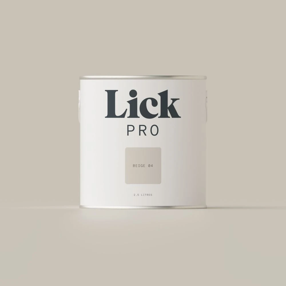 LickPro Eggshell Beige 04 Emulsion Paint 2.5Ltr