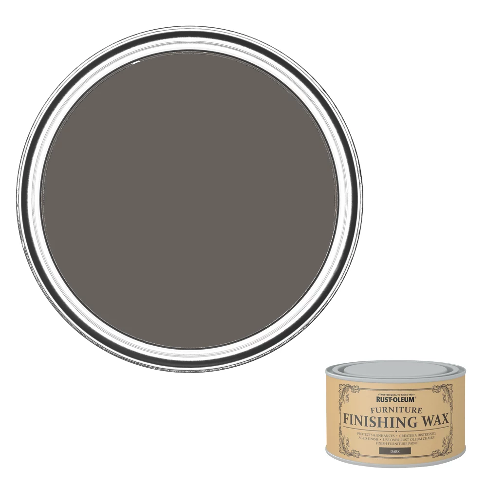 Rust-oleum Universal Furniture Finishing Wax Matt Dark Brown 400ml - Image 2