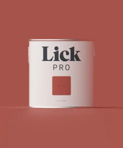 LickPro Matt Red 02 Emulsion Paint 2.5Ltr
