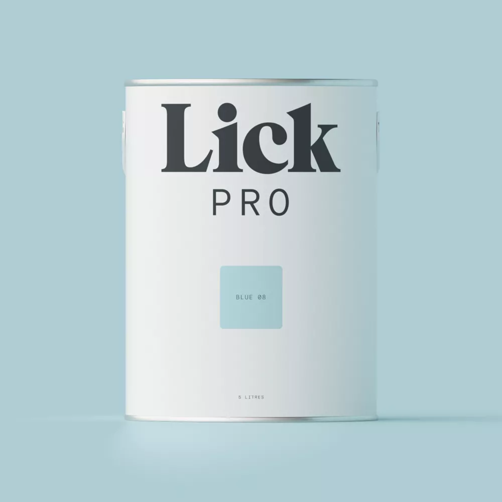 LickPro Matt Blue 08 Emulsion Paint 5Ltr