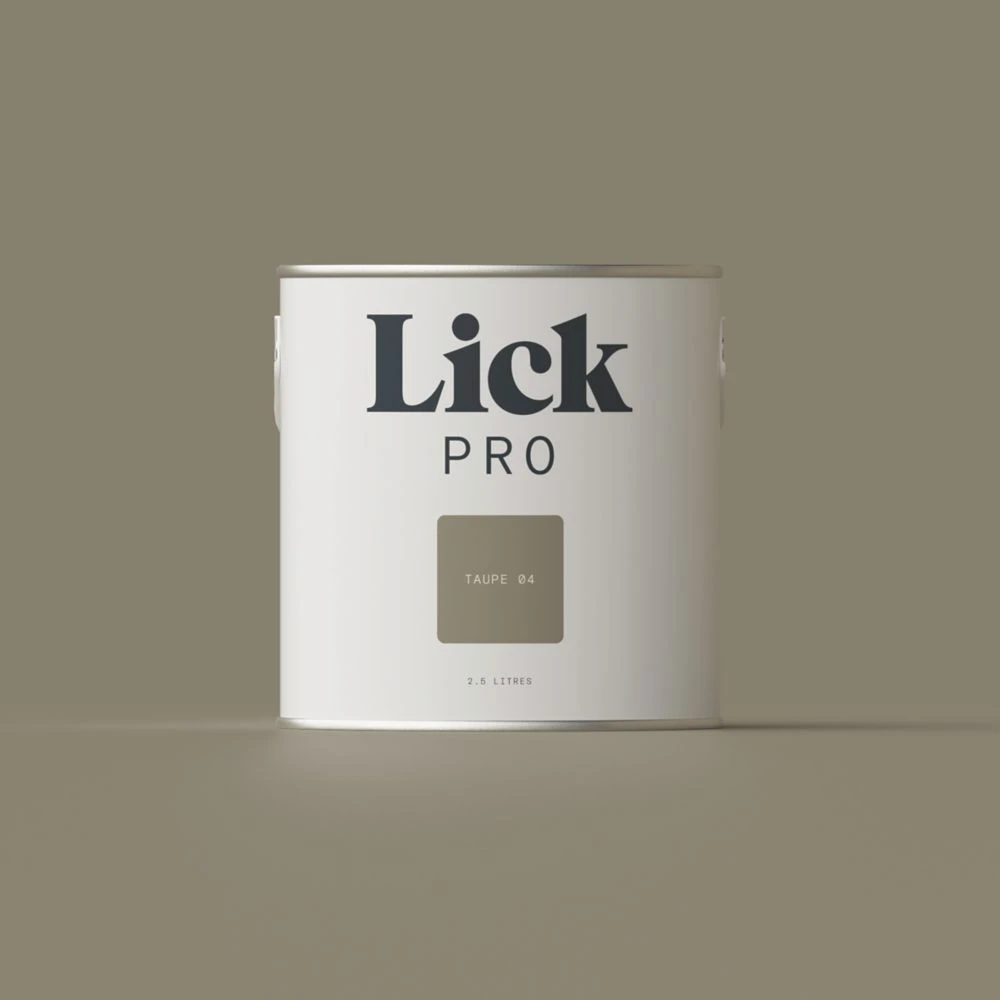 LickPro Matt Taupe 04 Emulsion Paint 2.5Ltr