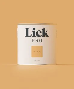 LickPro Matt Yellow 02 Emulsion Paint 2.5Ltr
