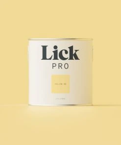 LickPro Matt Yellow 08 Emulsion Paint 2.5Ltr