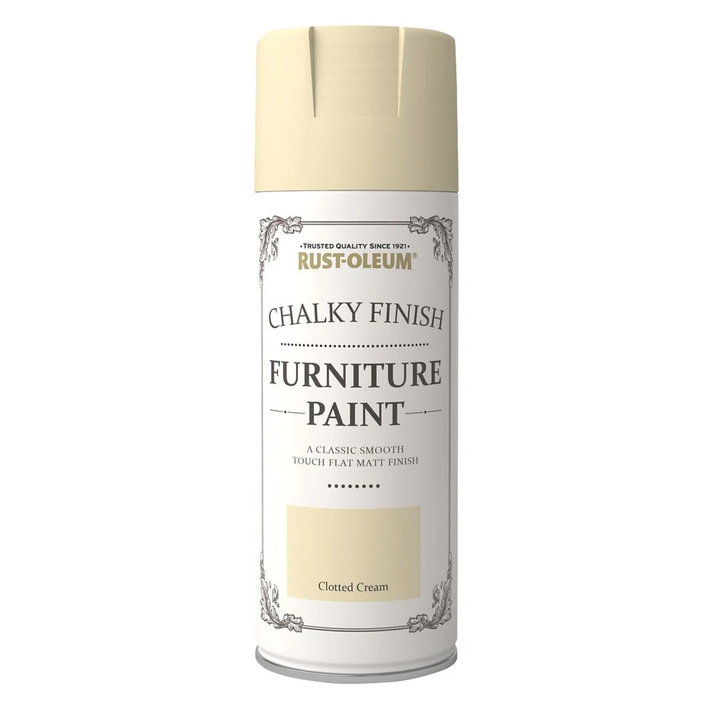 Rust-oleum Universal Furniture Spray Paint Chalky Clotted Cream 400ml