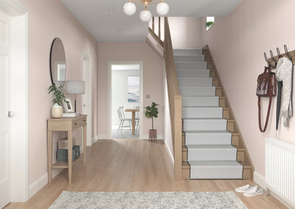 Dulux EasyCare Matt Blush Pink Emulsion Paint 2.5Ltr - Image 5