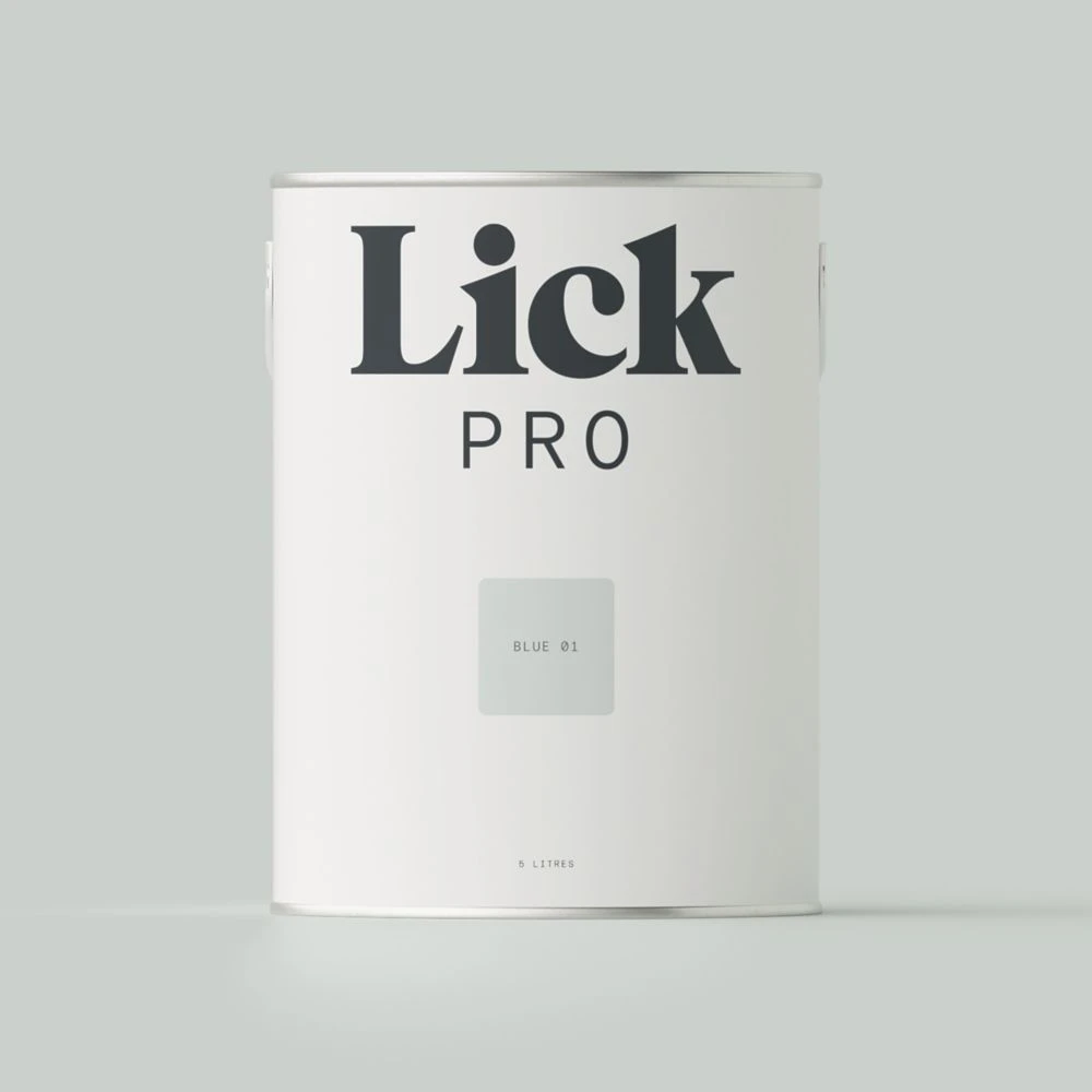 LickPro Matt Blue 01 Emulsion Paint 5Ltr