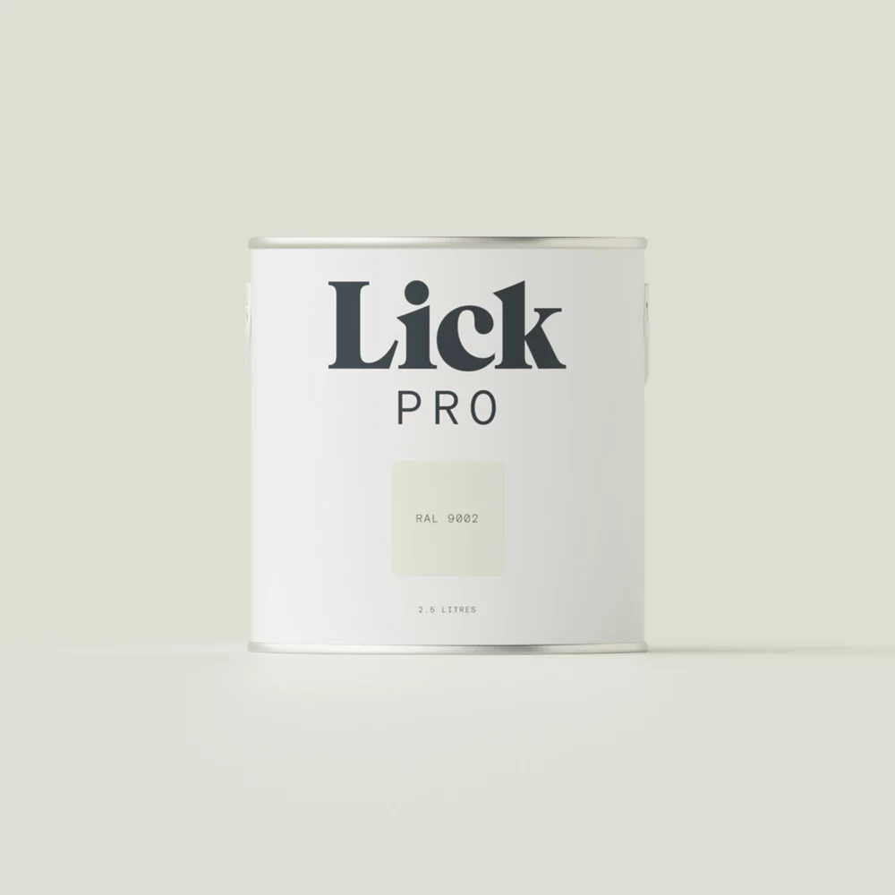 LickPro Eggshell Grey RAL 9002 Emulsion Paint 2.5Ltr