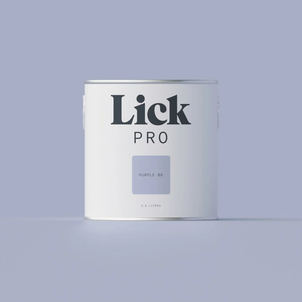 LickPro Matt Purple 08 Emulsion Paint 2.5Ltr