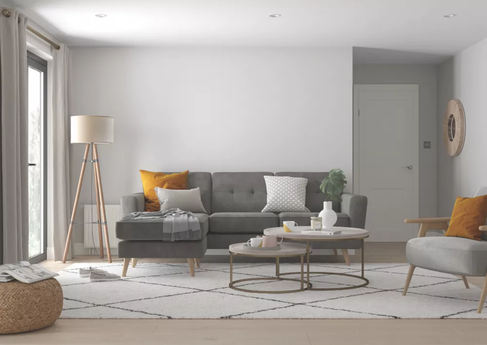 Dulux Matt Polished Pebble Emulsion Paint 2.5Ltr - Image 5