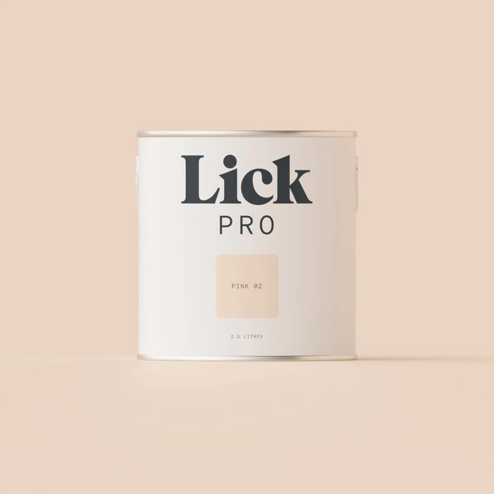 LickPro Eggshell Pink 02 Emulsion Paint 2.5Ltr