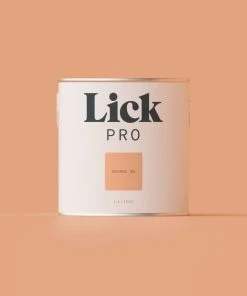 LickPro Matt Orange 05 Emulsion Paint 2.5Ltr