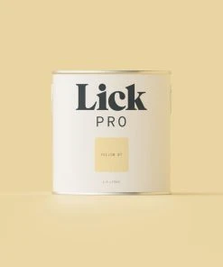LickPro Matt Yellow 07 Emulsion Paint 2.5Ltr