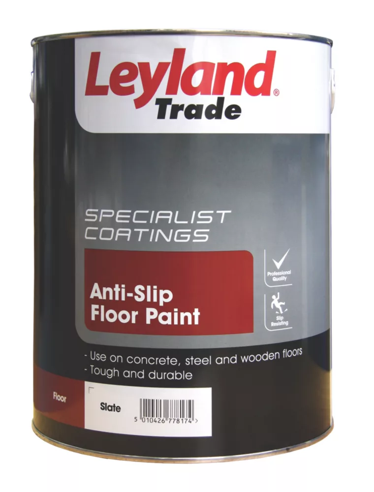 Leyland Trade Anti-Slip Floor Paint Slate 5Ltr