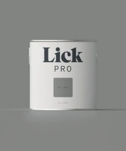LickPro Eggshell Grey RAL 7037 Emulsion Paint 2.5Ltr