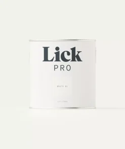 LickPro Matt White 01 Emulsion Paint 2.5Ltr