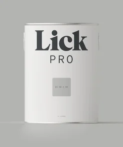 LickPro Eggshell Grey BS 00 A 05 Emulsion Paint 5Ltr