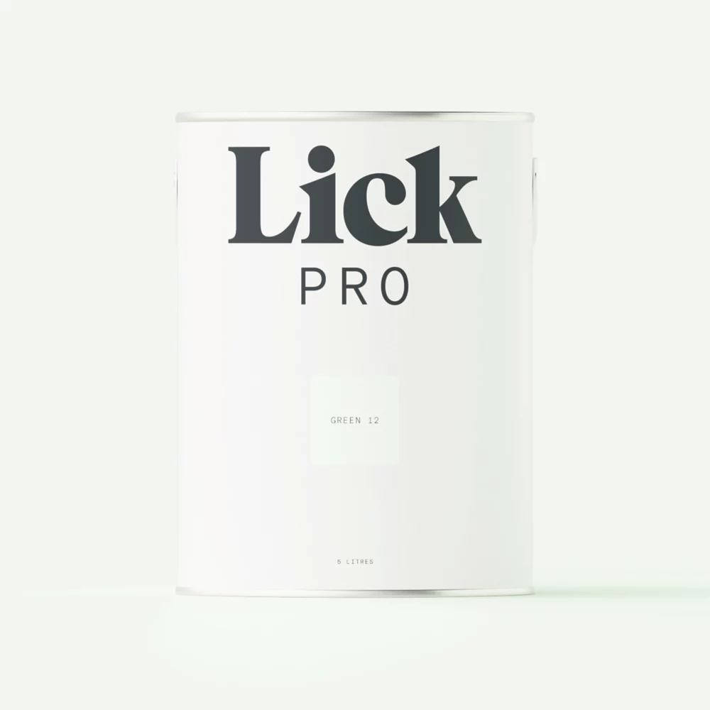 LickPro Matt Green 12 Emulsion Paint 5Ltr