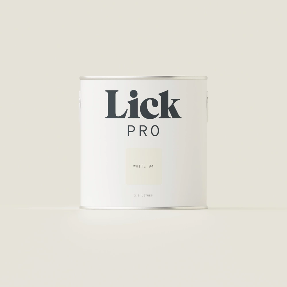 LickPro Eggshell White 04 Emulsion Paint 2.5Ltr